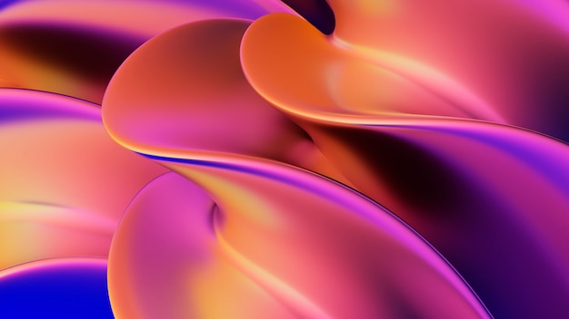 Photo gradient 3d fluid background