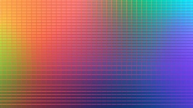 Photo gradient abstract fine art multicolored grid background generative ai