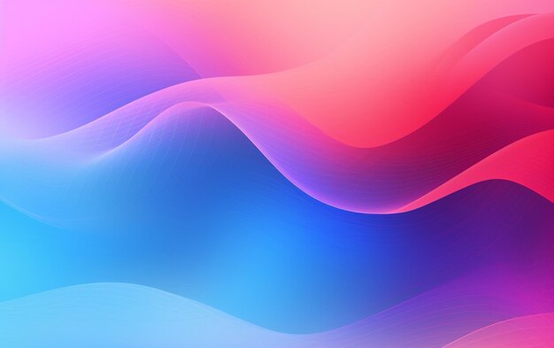 Gradient abstract style wireframe background