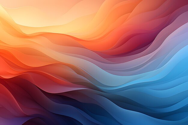 Photo gradient abstract wave background based on different colors