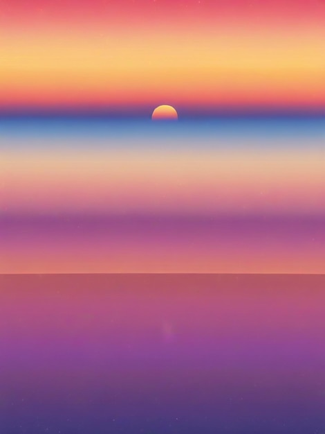 Foto gradiënt achtergrond van zonsondergang