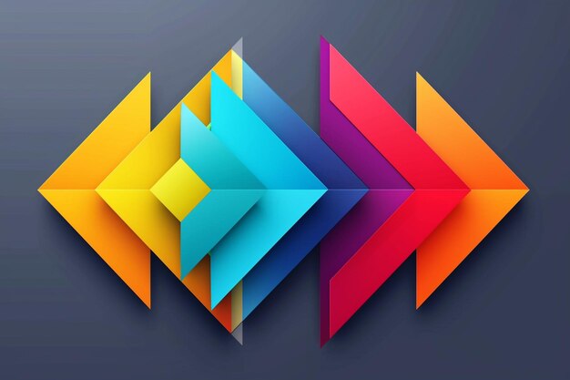 Gradient arrows design