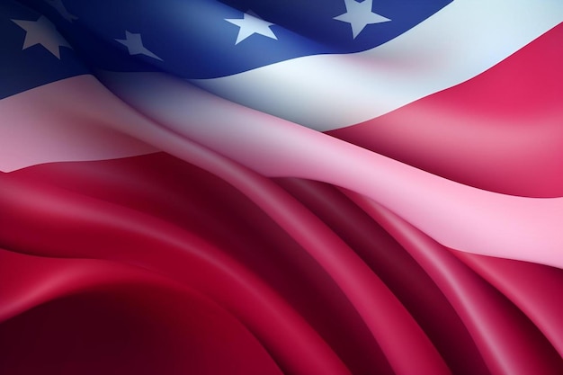 Foto sfondo sfumato per la celebrazione del giorno della bandiera americana