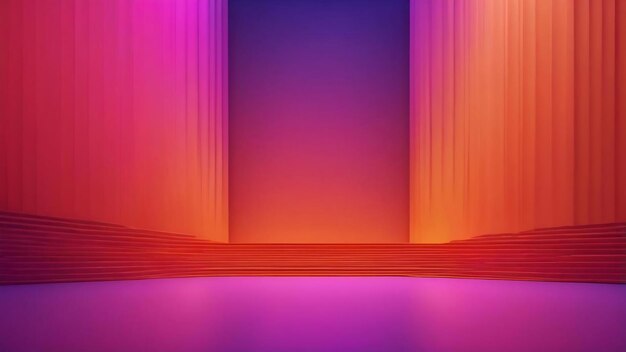 Gradient background vertical orange backdrop with copy space