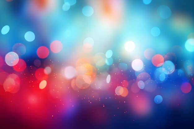 Gradient background with bokeh effect