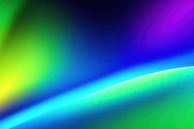 Gradient background with colorful rainbow glowing lights