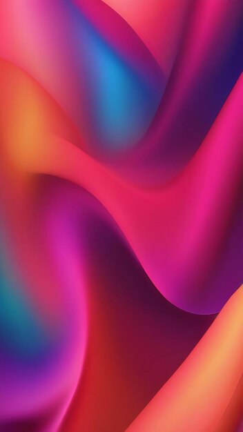 Gradient background with four colors abstract blurred colorful background