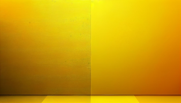 Gradient background of yellow walls