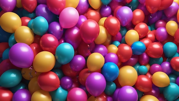 Gradient balloons arrangement