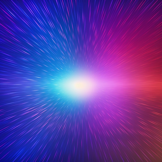 Gradient big bang effect bright galaxy sky background AI Generated art