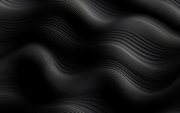 Photo gradient black background with wavy lines