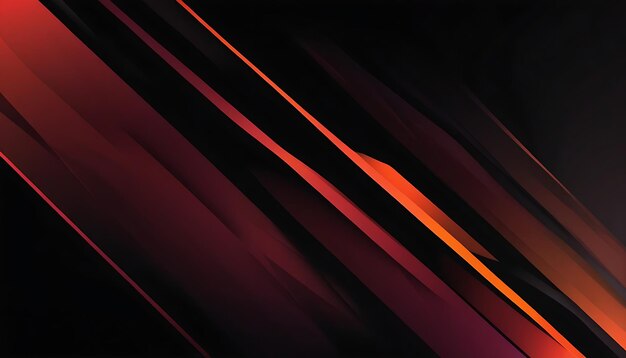 gradient black red and orange abstract with diagonal lines background