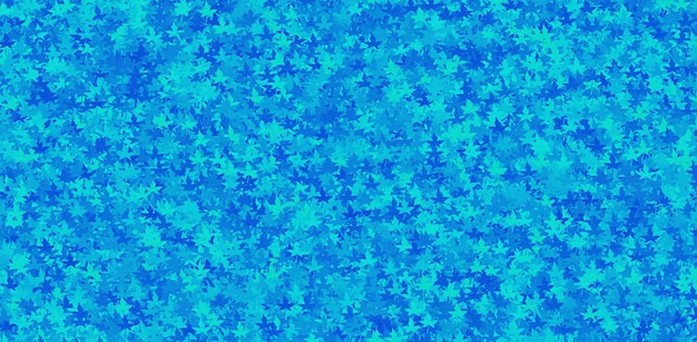 Gradiënt blauwe stapel esdoornbladeren