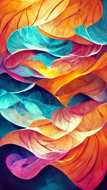 Gradient blob abstract glow background