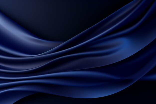 Gradient blue abstract background smooth dark blue with black vignette studio