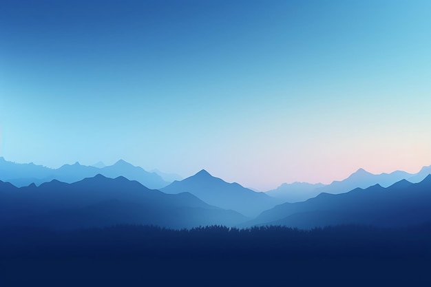 Gradient blue background