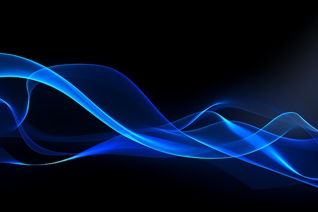 Gradient blue dynamic lines background