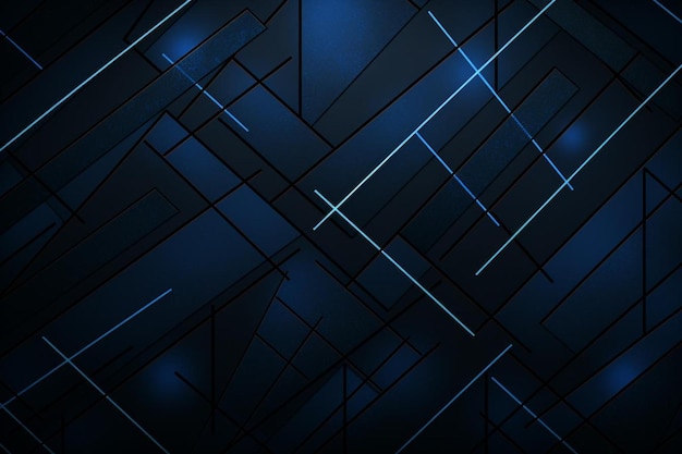 Gradient blue dynamic lines background