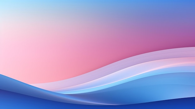 a gradient in blue and pink light colors for background With generate Ai