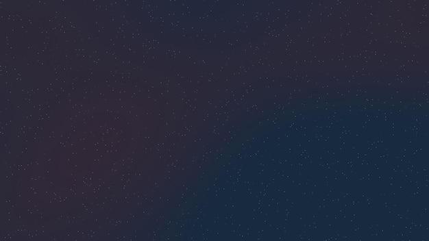 Gradient blue pink sky in starry night 3d rendering