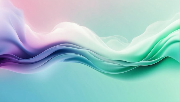 Gradient blue purple and teal smoke in white background