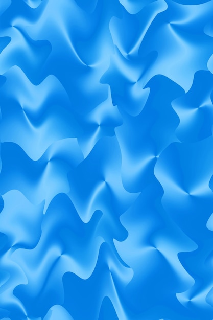 Gradient Blue wavy pattern for abstract backdrop