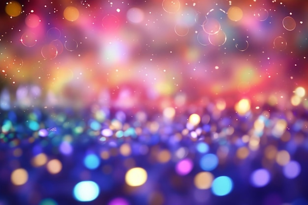 Gradient bokeh lights background