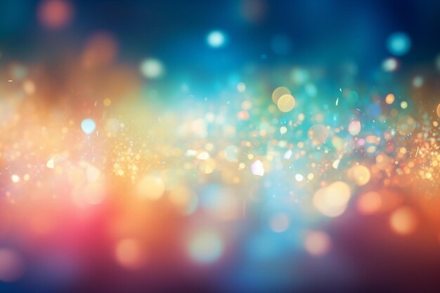 Photo gradient bokeh lights background