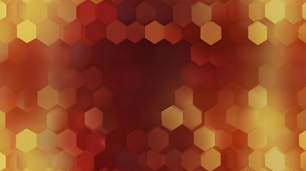 gradient bokeh with hexagon background