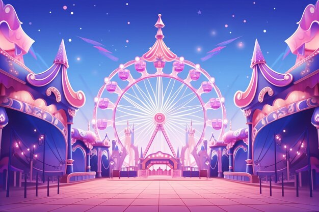 Gradient carnival party background