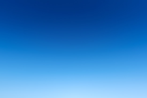 Gradient clear blue sky background