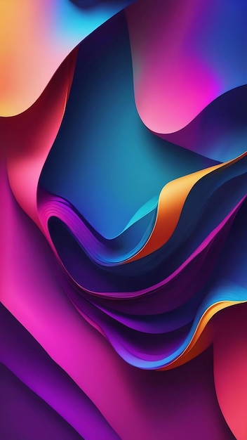 Gradient color background abstract illustration