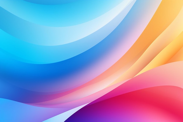 Gradient colorful abstract background