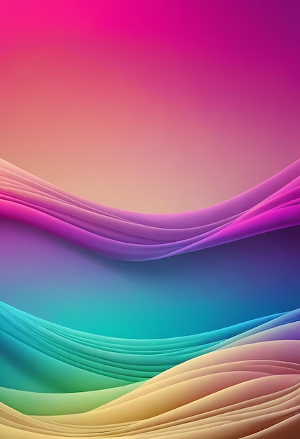 Photo a gradient colorful background for ads banner