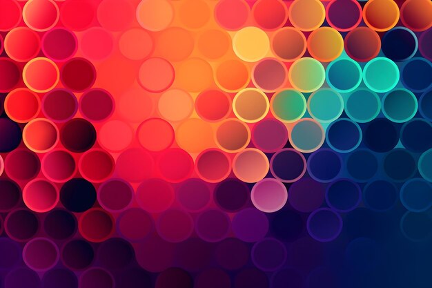 Photo gradient colorful circles background simple abstract wallpaper
