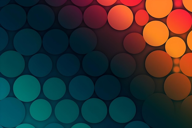 Photo gradient colorful circles background simple abstract wallpaper