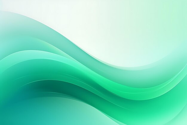 Gradient colorful green background abstract modern