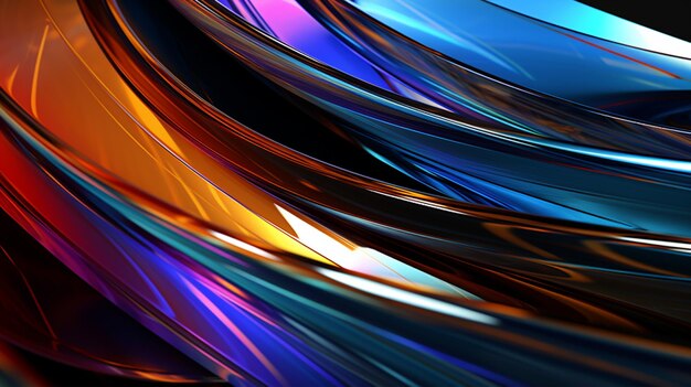 Gradient connection background and 3d background