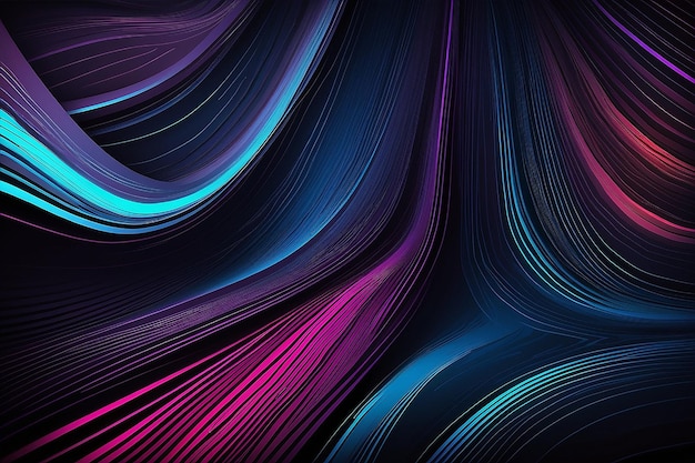 Gradient dynamic lines background