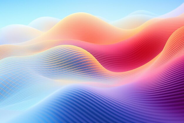 Photo gradient equilizer wave background