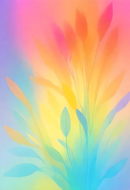 gradient floral background