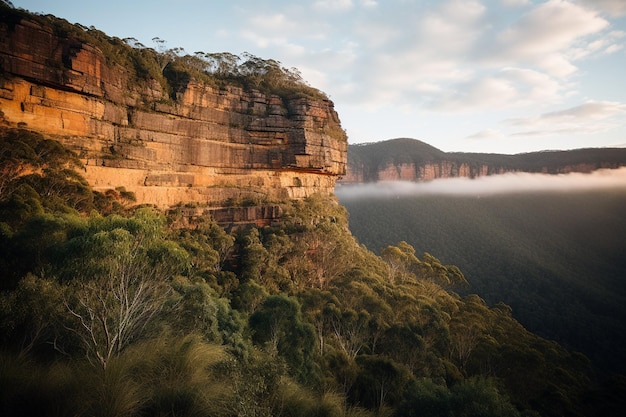 Gradient Glory Blue Mountains Horizon