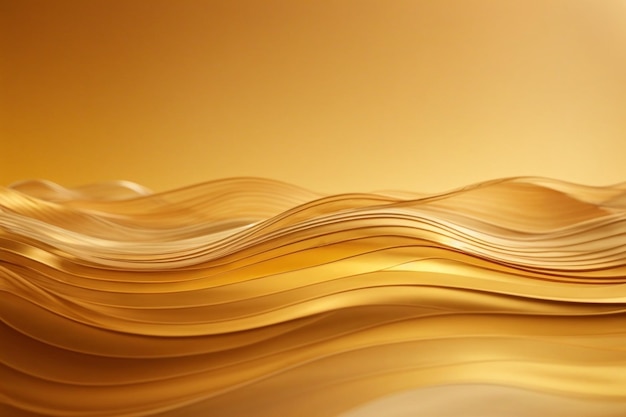 抽象的な透明な波アーク c を持つグラデーションの金色の線形背景