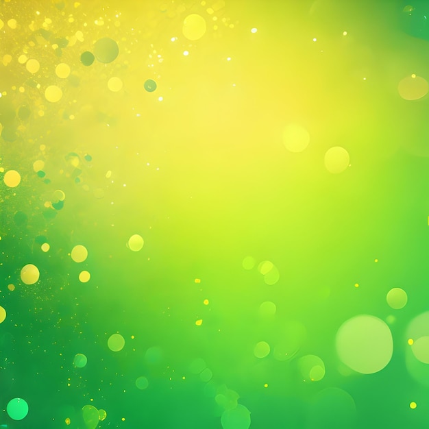 Photo gradient green glowing particles background