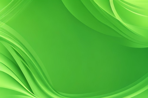 Gradient green monochromatic abstract background