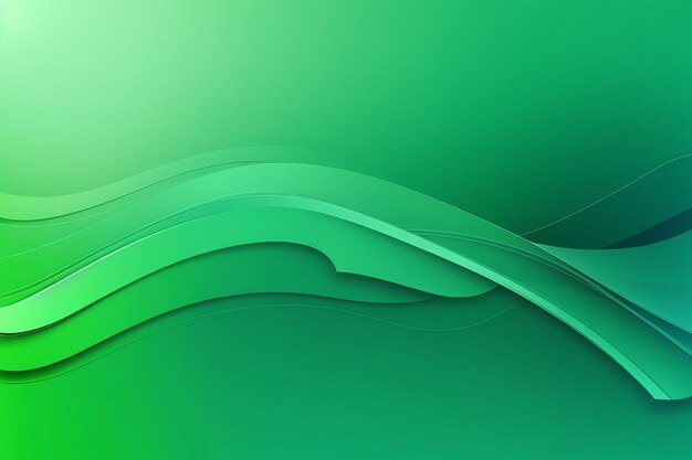 Gradient green technology background