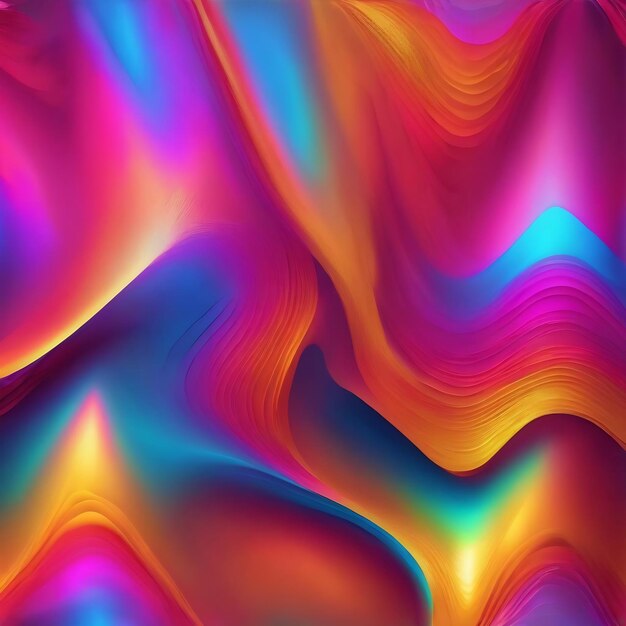 The gradient of the hologram abstract background