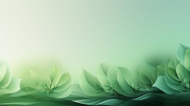 Gradient light green background