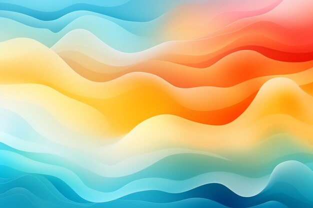 Gradient liquid abstract background