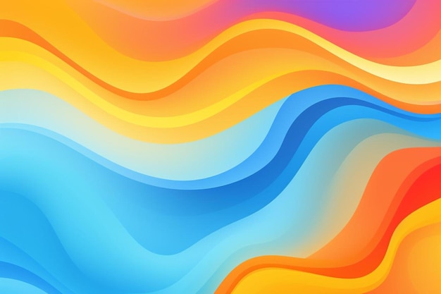 Gradient liquid abstract background